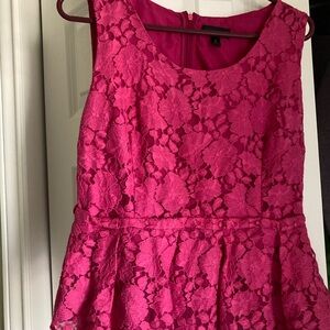 Worthington Pink Lace Blouse